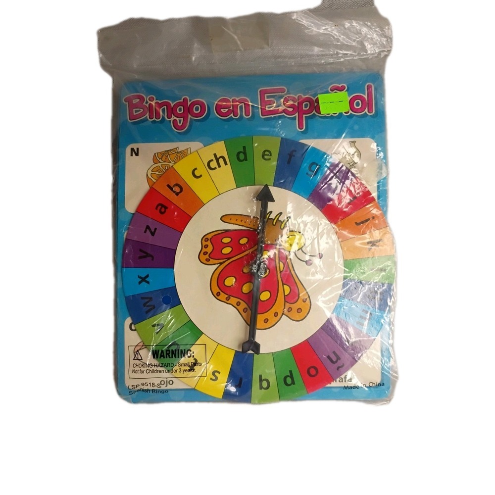 Learning Resources Bingo en Espanol and Crucigrama Spanish Educational Game